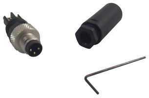 PHOENIX CONTACT 1501252 SENSOR CONNECTOR, M8 PLUG, 3 POS