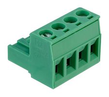 PHOENIX CONTACT 1754481 TERMINAL BLOCK, PLUGGABLE, 4POS, 12AWG