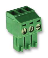 CAMDENBOSS CTB92HD/3 TERMINAL BLOCK, PLUGGABLE, 3POS, 16AWG