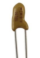 VISHAY 489D106X0016C1VE3 CONDEN, 10?F, 16V, 20%, PASANTE