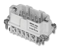 AMPHENOL SINE/TUCHEL C146 10A010 002 1 Heavy Duty Connector Insert, 10+PE Signal, Heavy Mate E Series, 11, 2, Plug, E10, Pin RoHS Compliant: Yes