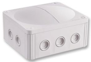 WISKA COMBI 1010/5/W JUNCTION BOX, PP, WHT, 140X140X82, IP67