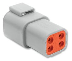 AMPHENOL SINE/TUCHEL ATP04-4P AUTOMOTIVE HOUSING, RCPT, 4POS, IP67