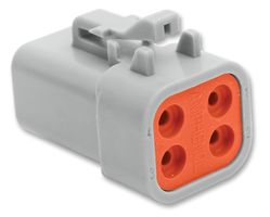 AMPHENOL SINE/TUCHEL ATP06-4S AUTOMOTIVE HOUSING, PLUG, 4POS, IP67