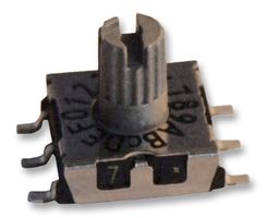 HARTMANN CONCO P25SMT303 SWITCH, ROTARY, 16POS, HEX, SMD, SPINDLE