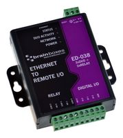 BRAINBOXES ED-038 ETHERNET-DIGITAL I/O RELAY DEVICE, 3I/O