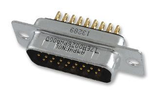AMPHENOL COMMUNICATIONS SOLUTIONS 17EHD026PAA000 CONNECTOR, HD D SUB, PLUG, 26POS