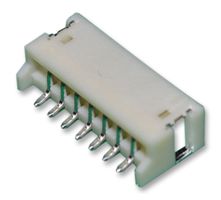 JST / JAPAN SOLDERLESS TERMINALS S7B-ZR-SM4A-TF(LF)(SN) Wire-To-Board Connector, ZH Series, Surface Mount, Header, 7, 1.5 mm, Tin Plated Contacts RoHS Compliant: Yes