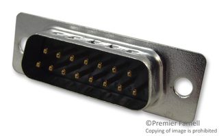AMPHENOL COMMUNICATIONS SOLUTIONS L777SDA15POL2 Standard D Sub Connector, SD Series, DA, Plug, 15, Steel Body, Through Hole RoHS Compliant: Yes