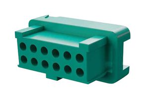 HARWIN G125-2041296L0 CONN HOUSING, RCPT, 12POS, 1.25MM, GREEN
