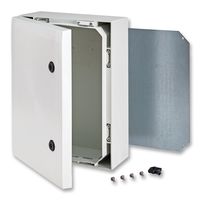 FIBOX ARCA 504021 Enclosure, IP66, Utility Box, 210 mm, 400 mm, 500 mm, PC (Polycarbonate), Grey RoHS Compliant: Yes