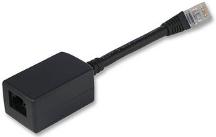 TUK STT PORTSAVER, CAT6, 100MM, BLACK