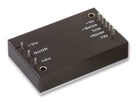 XP POWER RDQ100110S05 Isolated Board Mount DC/DC Converter, Quarter Brick, Fixed, Adjustable, Through Hole, 100 W RoHS Compliant: Yes