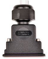 MOLEX / FCT 172704-0194 CARCASA TRASERA SUB-D DA 180° PET