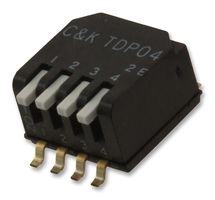C&K COMPONENTS TDP04H1SBD1 DIP SWITCH