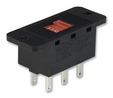 C&K COMPONENTS V80212SS05Q Slide Switch, V Series, DPDT, Vertical, Panel, 10.1 A, 250 V RoHS Compliant: Yes