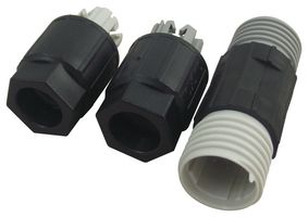 PHOENIX CONTACT 1642140 Circular Connector, PLUSCON Series, Receptacle, 4, IDC / IDT, Cable Mount RoHS Compliant: Yes