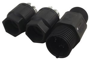 PHOENIX CONTACT 1642153 Circular Connector, PLUSCON Series, Receptacle, 4, IDC / IDT, Cable Mount RoHS Compliant: Yes