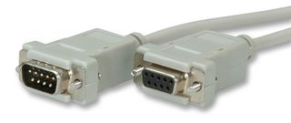 MULTICOMP 11.99.6218 COMPUTER CABLE, RS232, 1.8M, BEIGE
