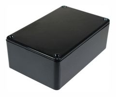 CAMDENBOSS BIM2000/10-BLK/BLK PCB BOX ENCLOSURE, ABS, BLACK