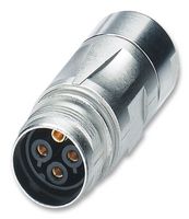 PHOENIX CONTACT 1618698 Circular Connector, PLUSCON Series, Receptacle, 6, Socket, Cable Mount RoHS Compliant: Yes