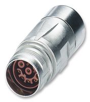 PHOENIX CONTACT 1618726 Circular Connector, PLUSCON Series, Receptacle, 8, Socket, Cable Mount RoHS Compliant: Yes