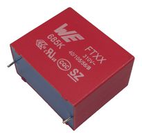WURTH ELEKTRONIK 890334023025CS Film Capacitor, WCAP-FTXX Series, 0.15 F, 10%, PP (Polypropylene), 310 VAC RoHS Compliant: Yes