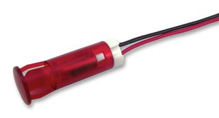 APEM QS83XXHR220 LED Panel Mount Indicator, Snap-in, Red,