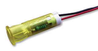 APEM QS83XXY12 LED Panel Mount Indicator, Snap-in, Yell