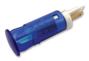 APEM QS101XXB12 LED Panel Mount Indicator, Snap-in, Blue
