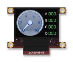 4D SYSTEMS UOLED-96-G2 DISPLAY, OLED, 96 X 64, 24.384MM