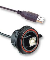 BULGIN LIMITED PX0844/B/0M50/A COMPUTER CABLE, USB 2.0, 0.5M, BLACK