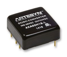 ARTESYN / ADVANCED ENERGY AXA00H36-L Isolated Board Mount DC/DC Converter, DIP, Fixed, Adjustable, Through Hole, 20 W, 24 V, 835 mA RoHS Compliant: Yes