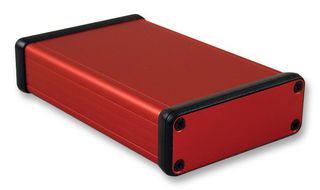 HAMMOND 1455J1201RD PCB BOX ENCLOSURE, ALUM, RED