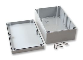 HAMMOND 1554VA2GY PCB BOX ENCLOSURE, PC, GREY