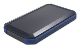 TAKACHI WH145-20-F4-BN HANDHELD ENCLOSURE, ABS, BLACK/BLUE