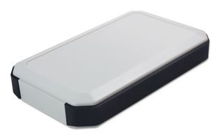 TAKACHI WH145-25-M3-WB HANDHELD ENCLOSURE, ABS, WHITE/BLACK