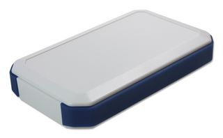 TAKACHI WH145-25-M2-WN HANDHELD ENCLOSURE, ABS, WHITE/BLUE