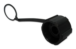 EDAC M00-383-001 DUST CAP, USB A, PBT, BLACK