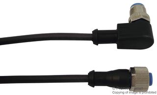 TE CONNECTIVITY 2273121-4 Sensor Cable, AMP, M12 Sensor Right Angle 4 Position Plug RoHS Compliant: Yes