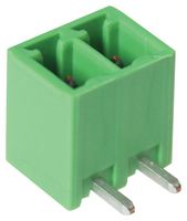 CAMDENBOSS CTB932HE/2 Terminal Block Header, 2, 3.81 mm, Through Hole Right Angle, Header RoHS Compliant: Yes