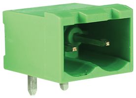 CAMDENBOSS CTB9352/2 Terminal Block Header, 2, 5 mm, Through Hole Right Angle, Header RoHS Compliant: Yes