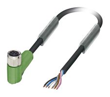 PHOENIX CONTACT 1522273 SENSOR CORD, 6P, M8 RCPT-FREE END, 10M