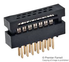 HARWIN M50-3800742 Wire-To-Board Connector, M50 Series, IDC / IDT, Header, 14, 1.27 mm, Gold RoHS Compliant: Yes