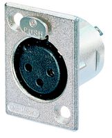 NEUTRIK NC5FP-1 XLR Audio Connector, Socket, 5, Panel Mo