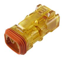 TE CONNECTIVITY - DEUTSCH DT06-2S-SDT-CE27 PLUG HOUSING, 2POS, THERMOPLASTIC