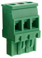CAMDENBOSS CTBP92VJ/3R TB, PLUGGABLE, 3POS, 28-14AWG