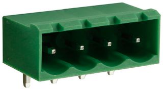 CAMDENBOSS CTBP9358/4 TERMINAL BLOCK, HEADER, 4POS, R/A, TH
