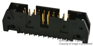 AMP - TE CONNECTIVITY 5102154-4 CONNECTOR, HEADER, 20POS, 2ROW, 2.54MM