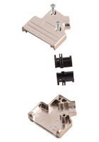 MH CONNECTORS MHDVSL9-K D-SUB HOOD, SIDE ENTRY, DE, ZINC ALLOY